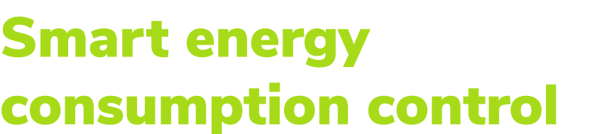 Smart energy consumption control 