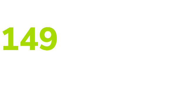 149 Parking spaces 