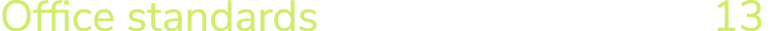 Office standards 13
