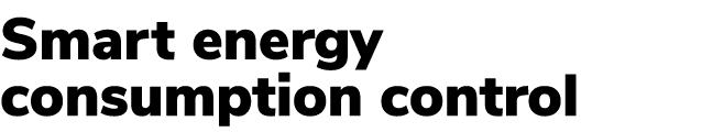 Smart energy consumption control