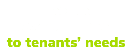 Flexible spaces tailored to tenants’ needs