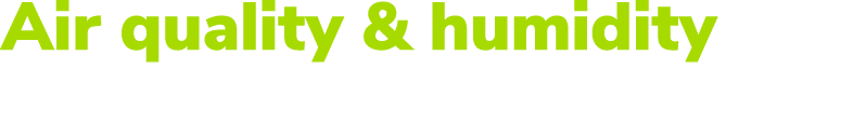 Air quality & humidity sensors