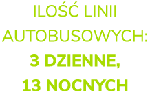 ILO  LINII AUTOBUSOWYCH: 3 DZIENNE, 13 NOCNYCH 