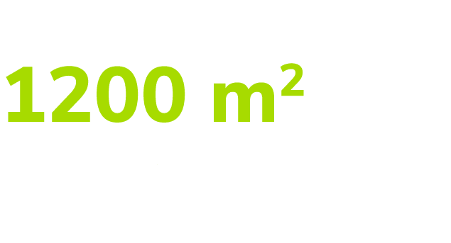 1200 m2 Powierzchnia typowego pi tra 