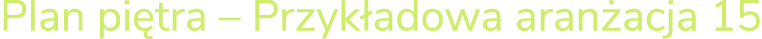 Plan pi tra – Przyk adowa aran acja 15