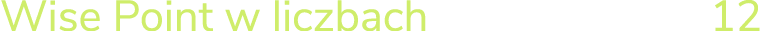 Wise Point w liczbach 12