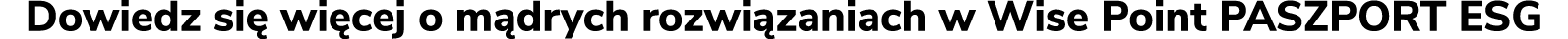 Dowiedz si wi cej o m drych rozwi zaniach w Wise Point PASZPORT ESG
