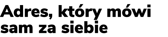 Adres, kt ry m wi sam za siebie